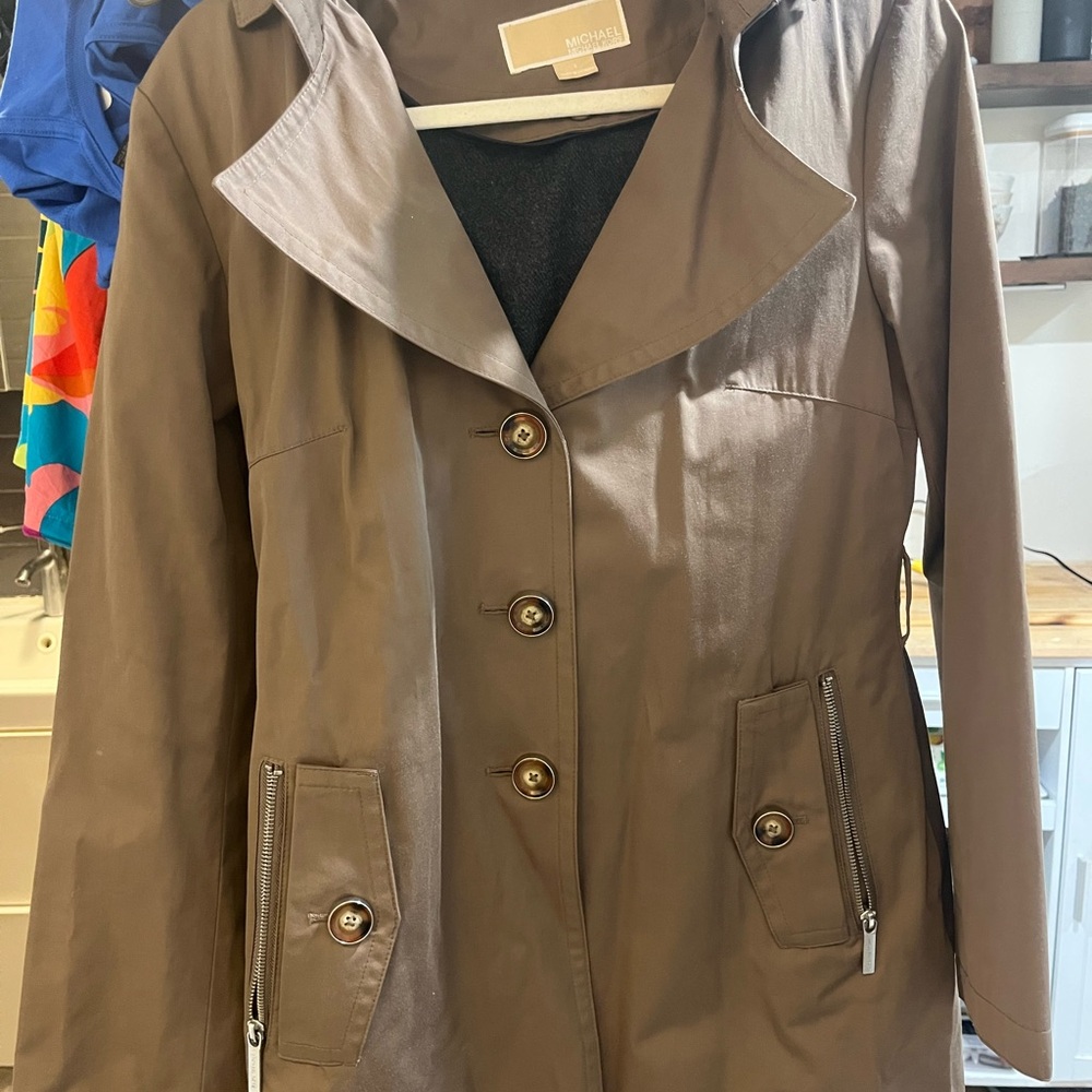 Michael Kors Tan Trench Coat for Women